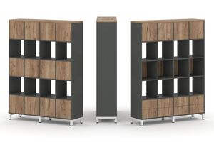 Набор стеллажа одностороннего, 5 ярусов