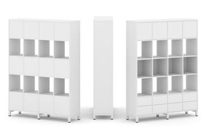 Набор стеллажа одностороннего, 5 ярусов