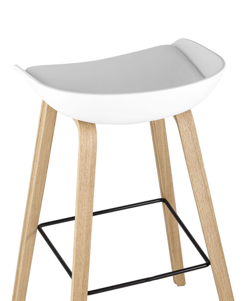 Стул барный LIBRA SOFT БЕЛЫЙ 2 шт