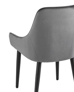 Стул Диана велюр серый 4 шт