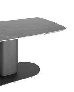 Стол обеденный Глория раскладной 170-250*90 керамика серая