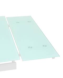 Стол обеденный Верона раскладной 160-220*90 глянцевый белый