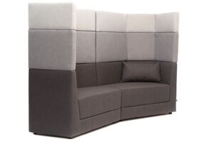 Модульный диван двухместный h.1380 с высокой спинкой