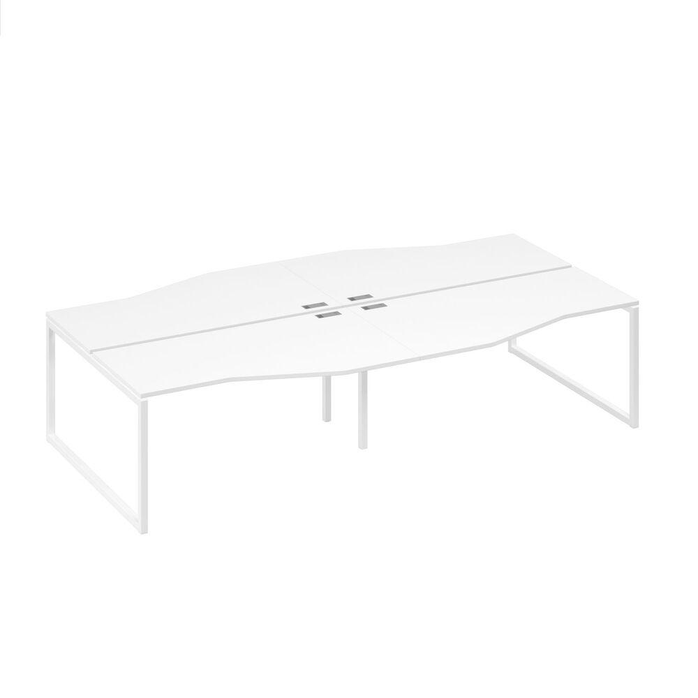 Рабочая станция (4х160) столы Техно каркас DUE