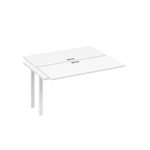 Секция стола рабочей станции на металлокаркасе UNO (2х140)