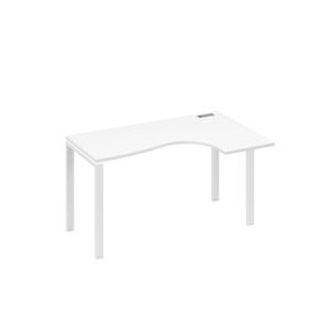 Стол эргономичный правый "Классика" на металлокаркасе UNO