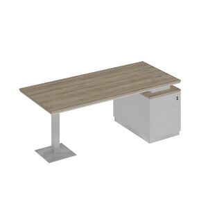 Стол на опорной тумбе для руководителя