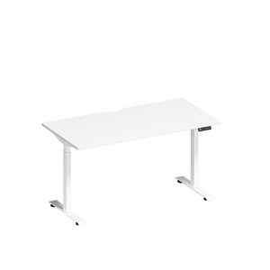 Стол письменный на электроприводе с вырезом