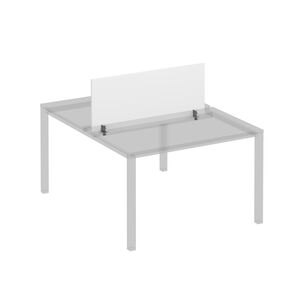 Экран для рабочей станции 120 на сером металлокаркасе КФ