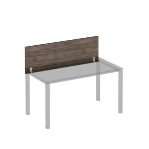 Экран для стола 140 на белом металлокаркасе КФ