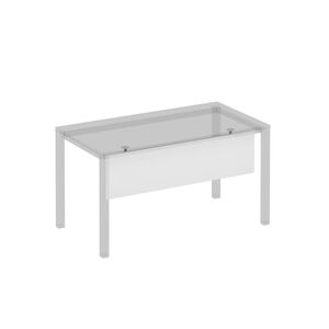 Экран стола защитный (ДСП) с кронштейнами для стола 140 на сером металлокаркасе МП2, КФ