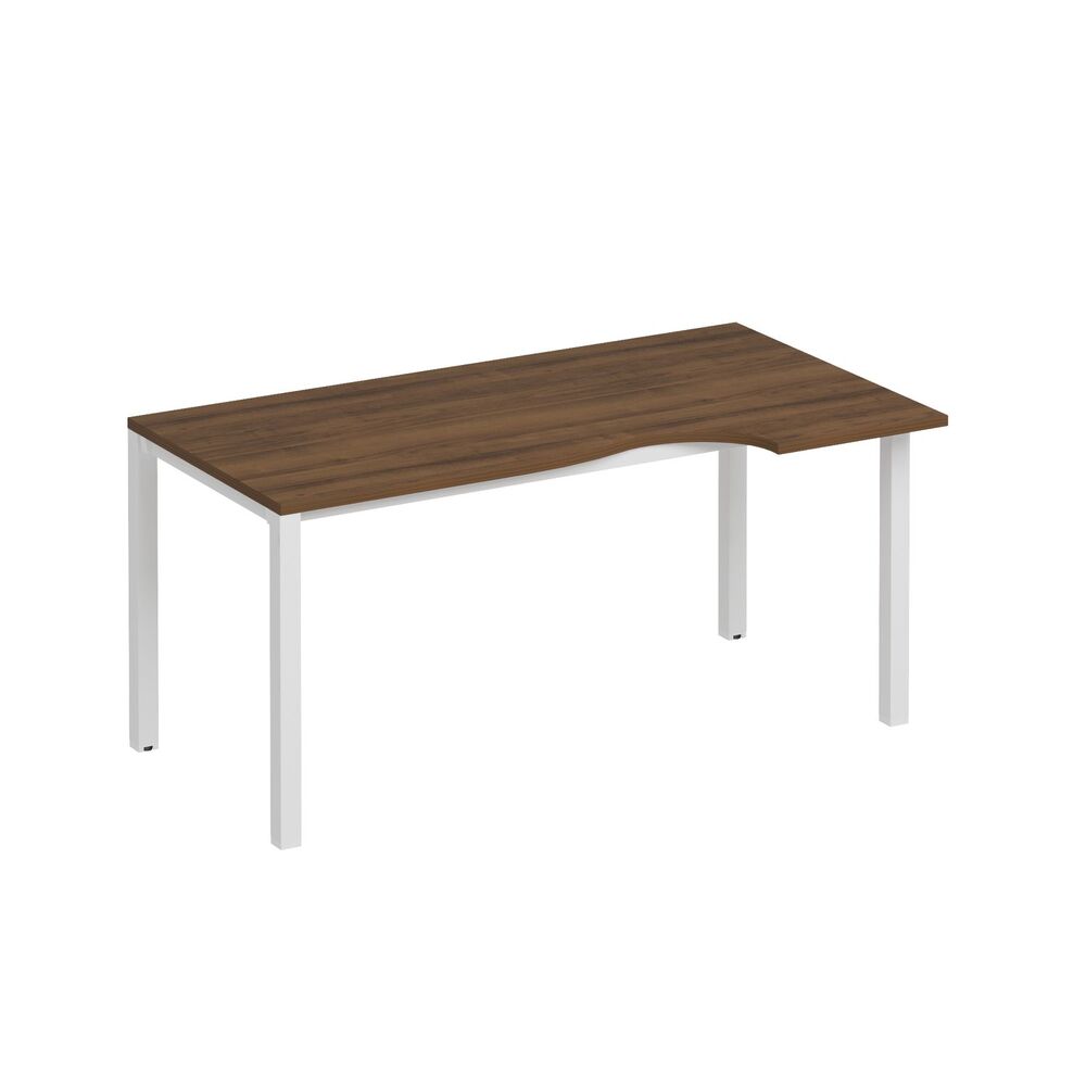 Стол эргономичный правый на металлокаркасе КФ