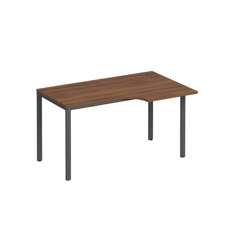 Стол эргономичный правый на металлокаркасе МП2