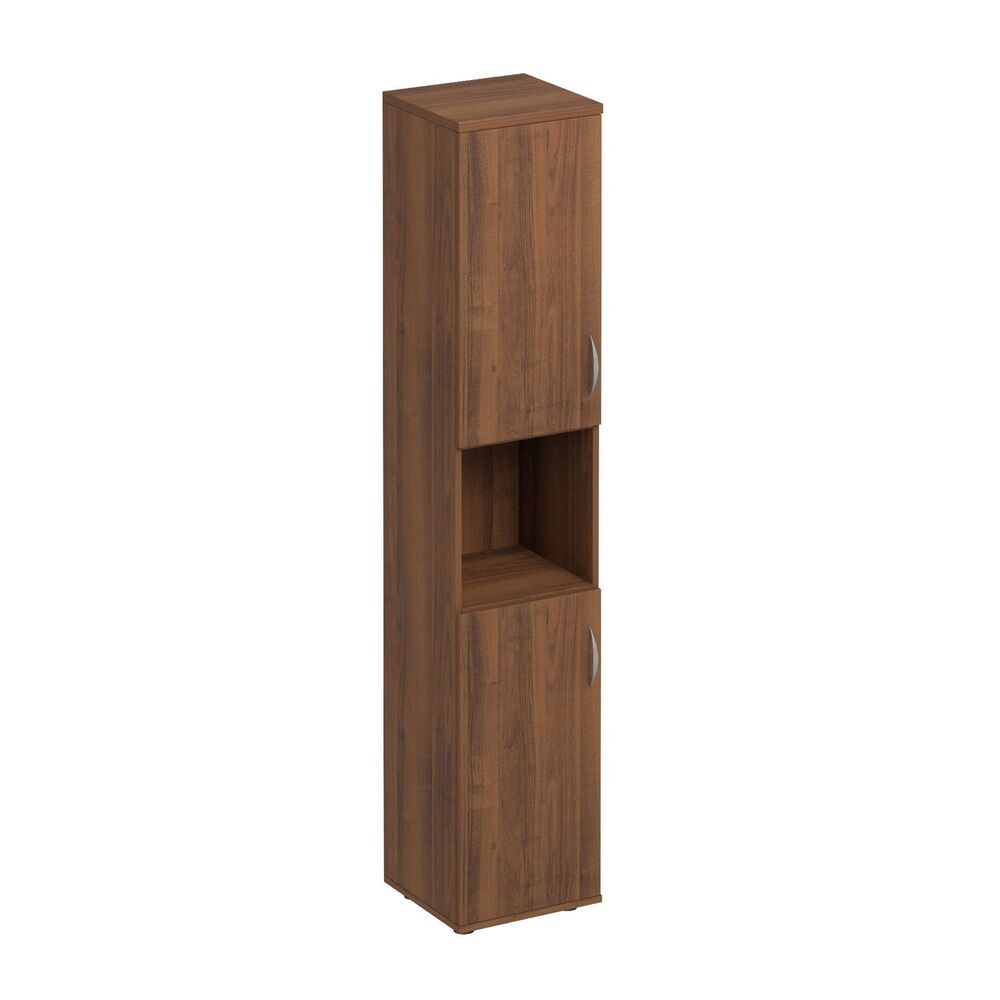 Шкаф для документов узкий 2-дверный с нишей