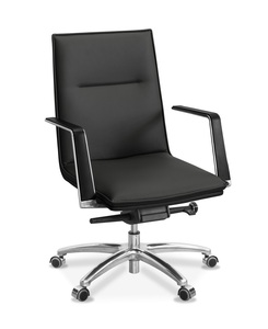 Кресло для персонала Соло (кожа)
