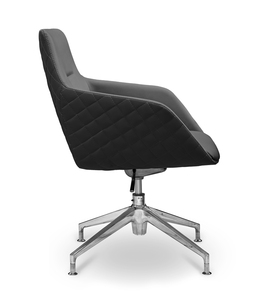 Кресло посетителя Aurora НХ4 (кожа)