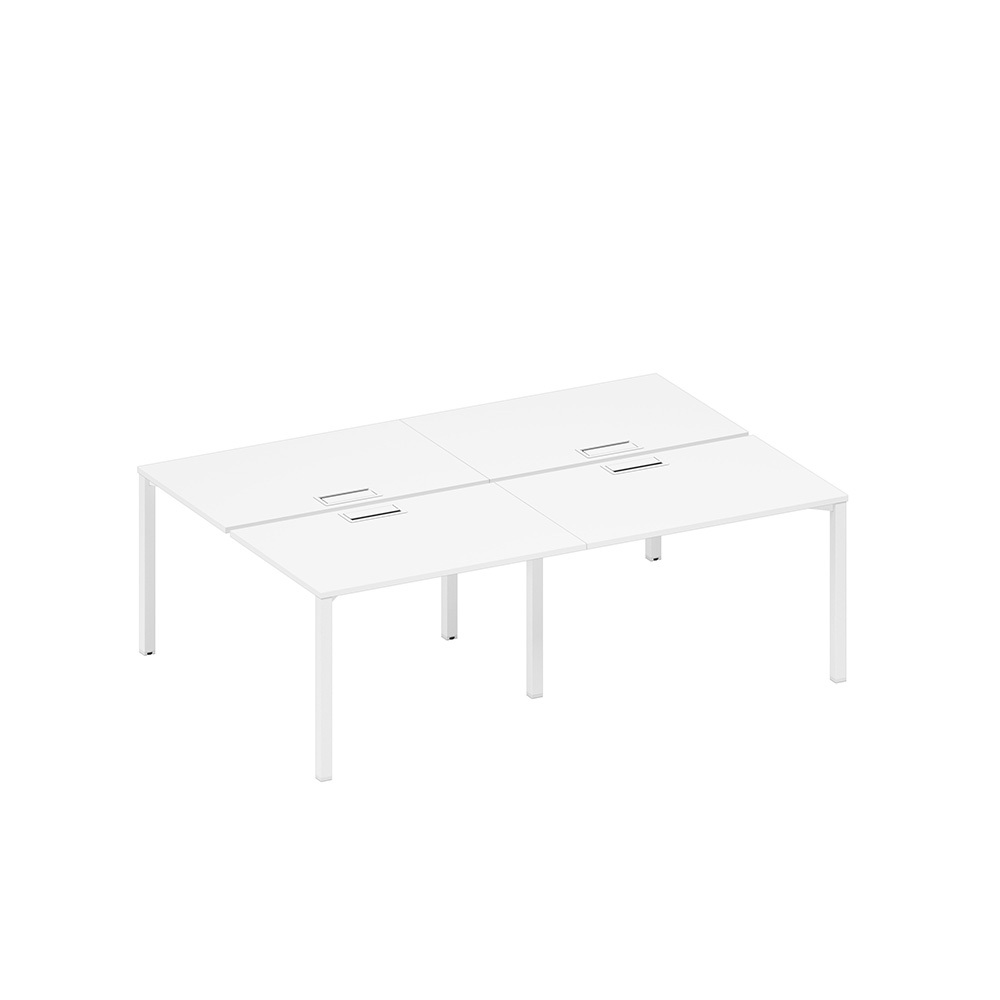 Рабочая станция на металлокаркасе, столешницы с заглушкой (4*120)