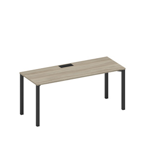 Стол письменный на металлокаркасе, столешница с заглушкой