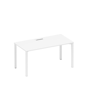 Стол письменный на металлокаркасе, столешница с заглушкой