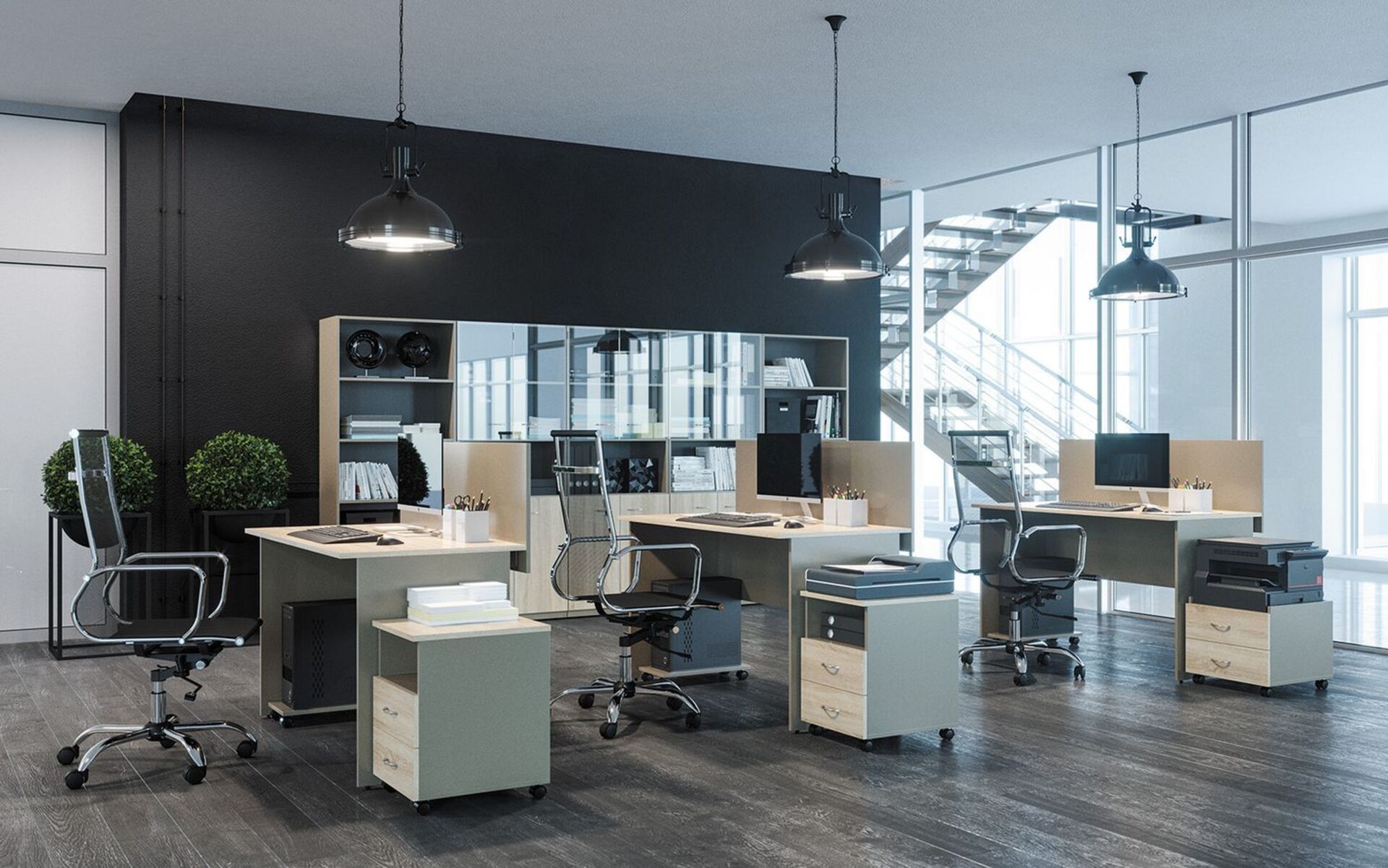 Офисная мебель для персонала Work видео.