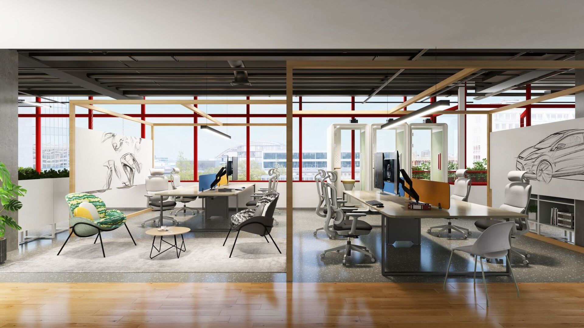 Офисная мебель для персонала Lido видео.